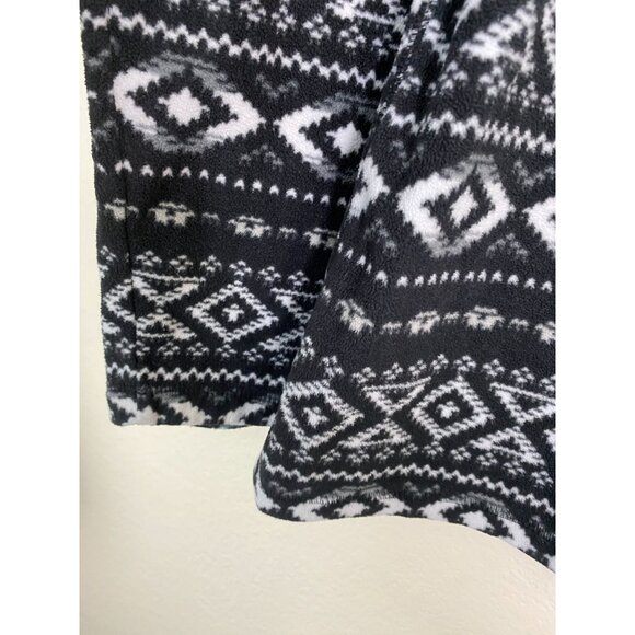 Eddie Bauer Quarter Zip Pullover Fleece Nordic Sweater Womens Size Large Aztec - Picture 10 of 14